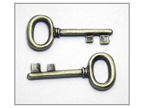 Decorative Keys (antique brass colour) TB153